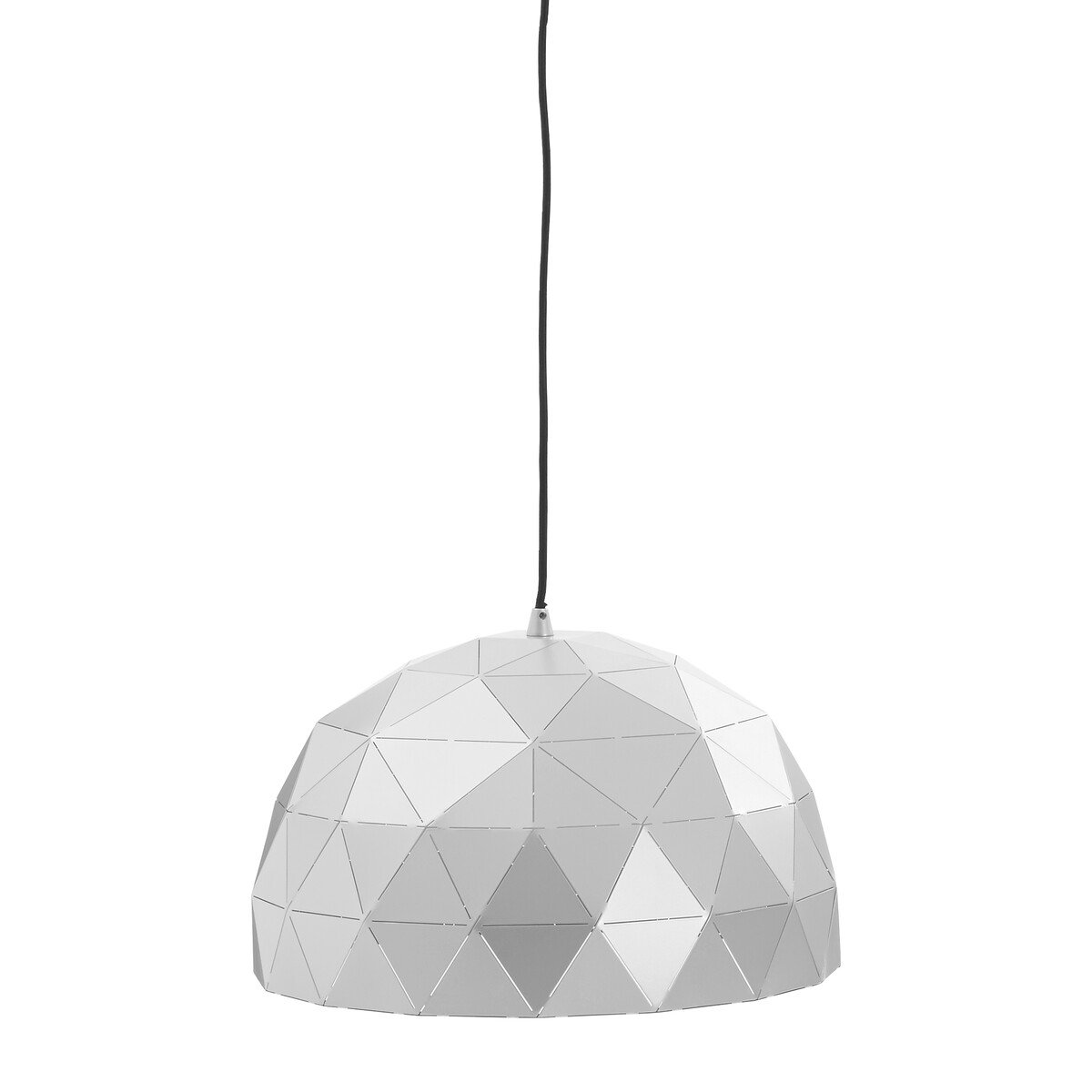 Orsina Mateo Small Dome Pendant Light - Silver