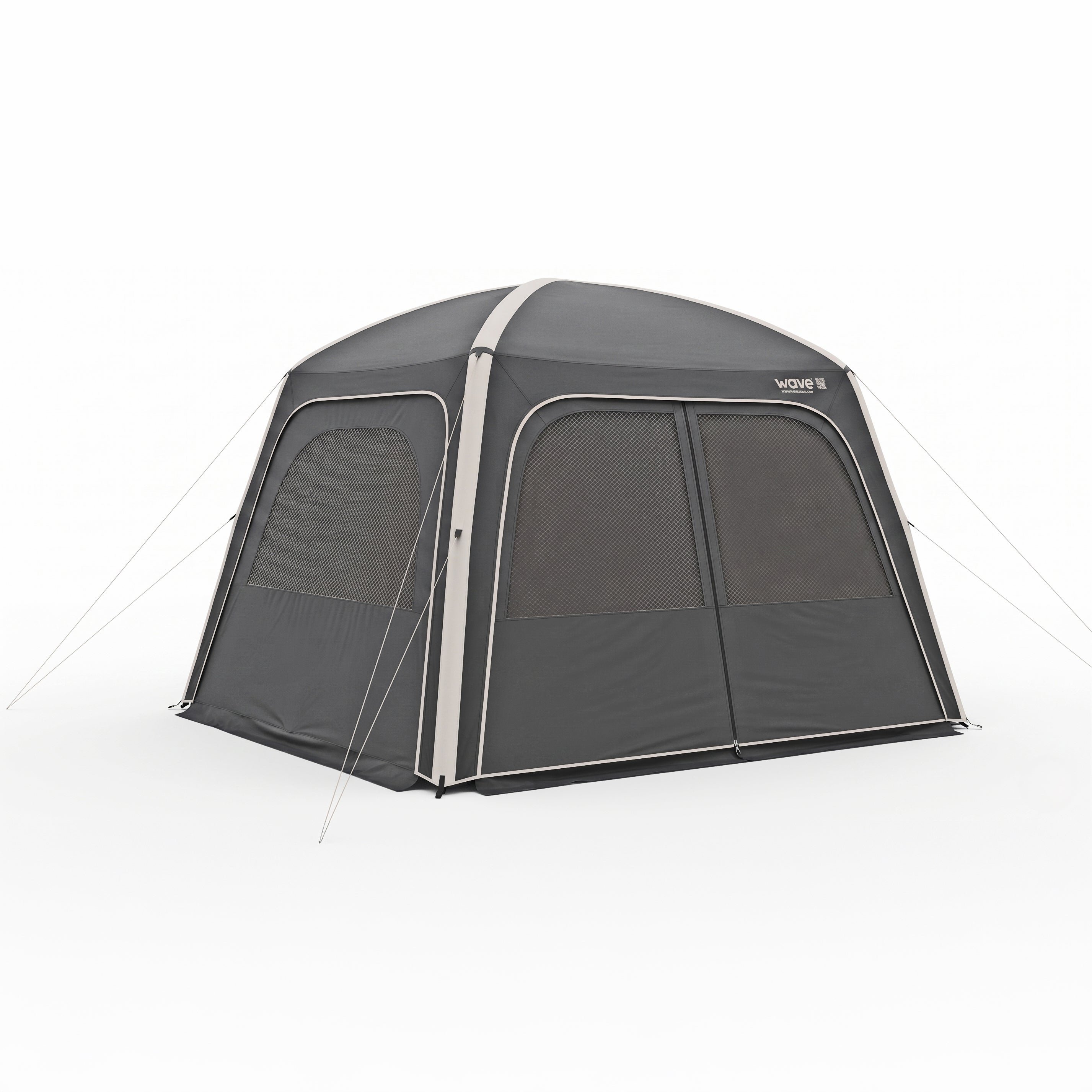 Wave Inflatable Air Beam Pop-Up Gazebo - Charcoal
