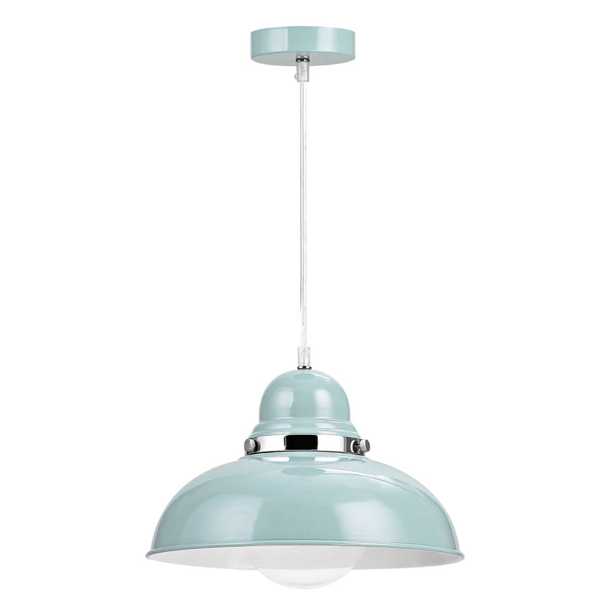 Orsina Vermont Bowl Shaped Pendant Light - Blue