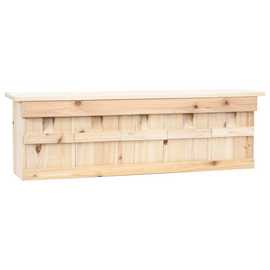 Walplus Wood Sparrow House with 5 Rooms Firwood - 68 x 15 x 21 cm