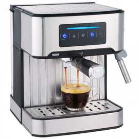 HOMCOM Espresso Machine with LED Touch and Hot Water
