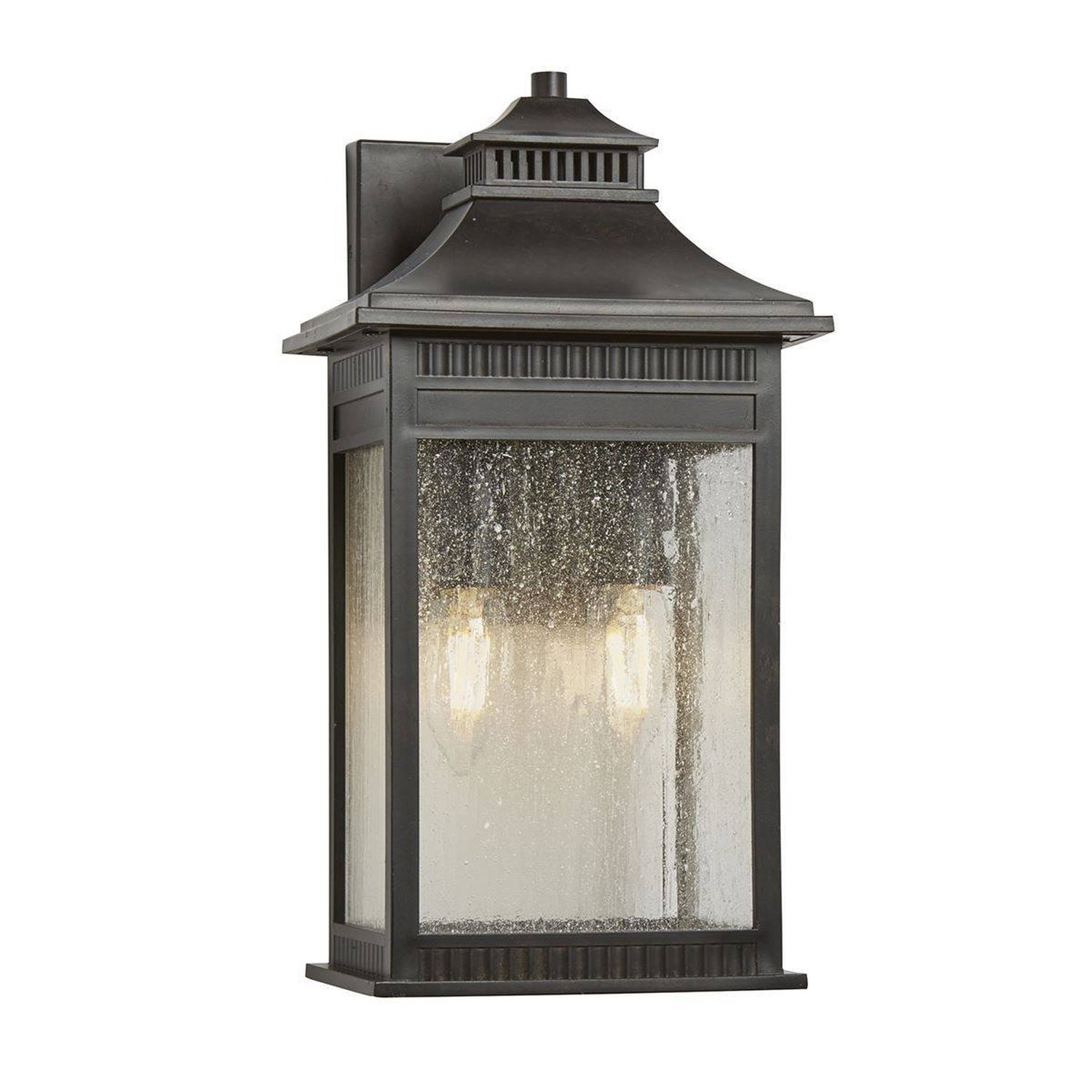 Elstead Livingston 2 Arm Wall Light - Bronze