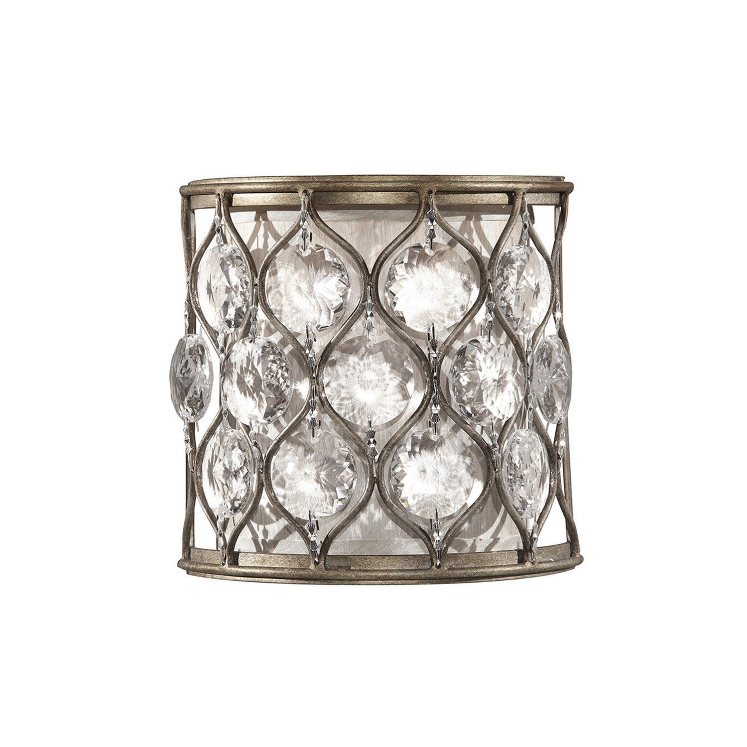 Elstead Lucia Wall Light - Burnished Silver