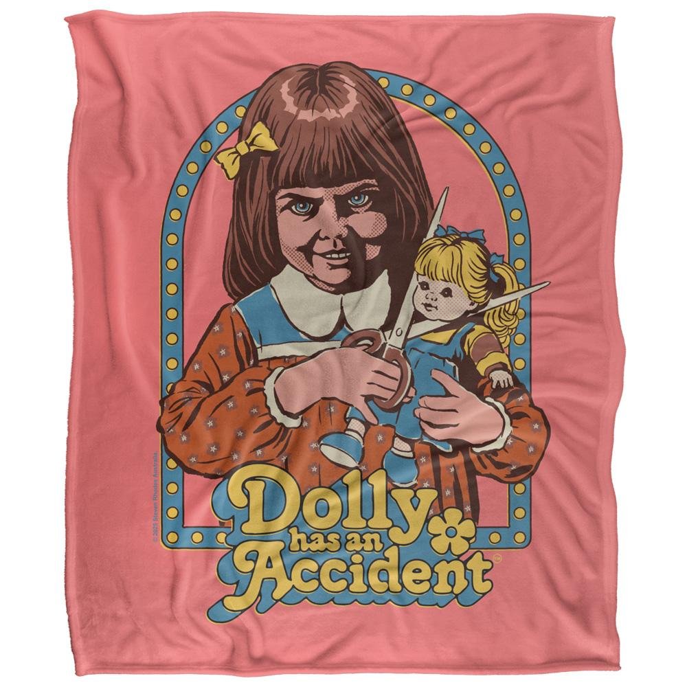 Steven Rhodes Dolly Has An Accident Soft Touch Blanket - 152cm x 127cm
