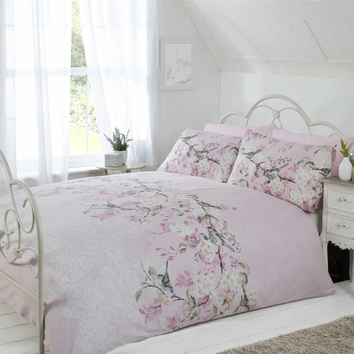 Rapport Eloise Pink Duvet Cover Set - Single