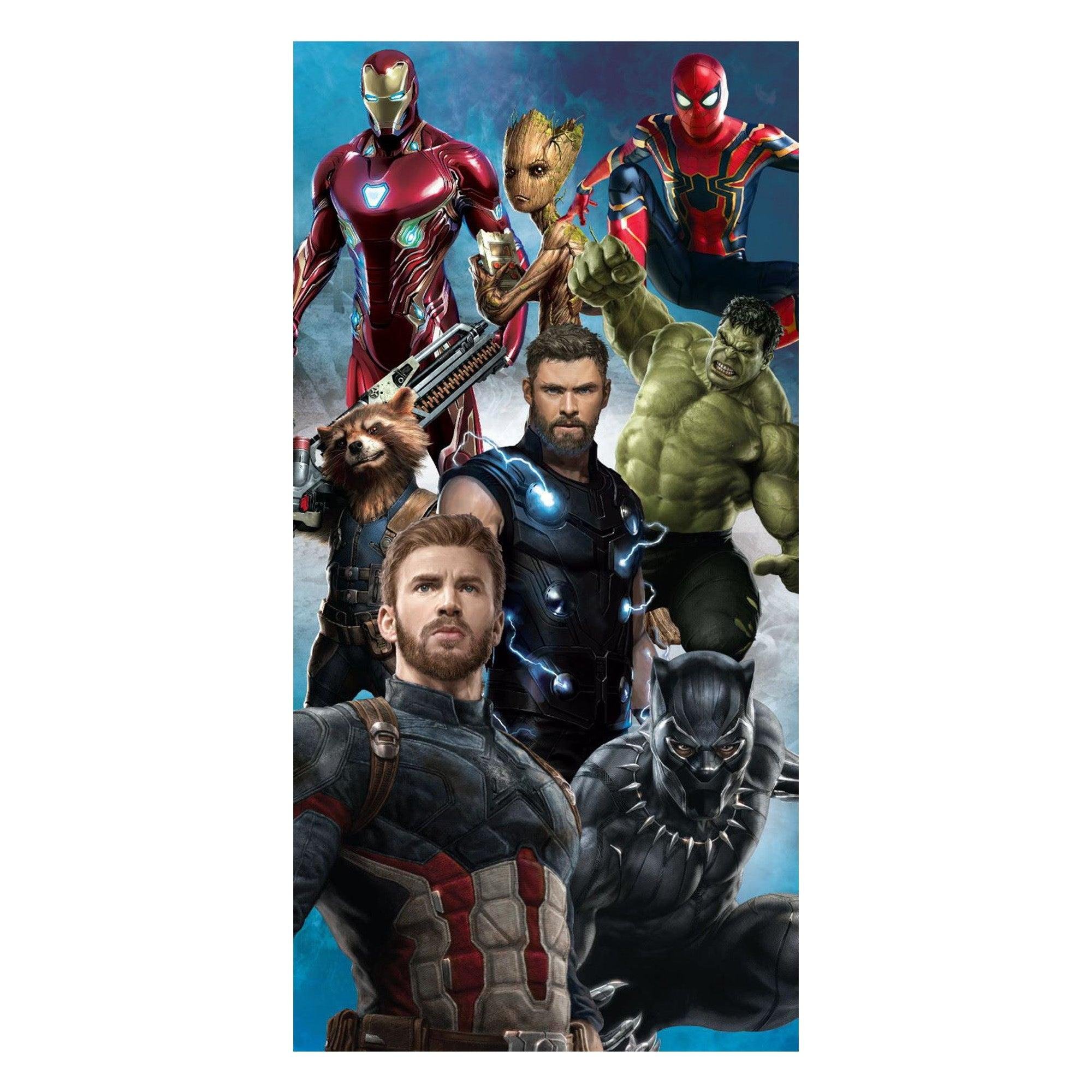 Marvel Avengers Superheroes Towel - 140cm x 70cm