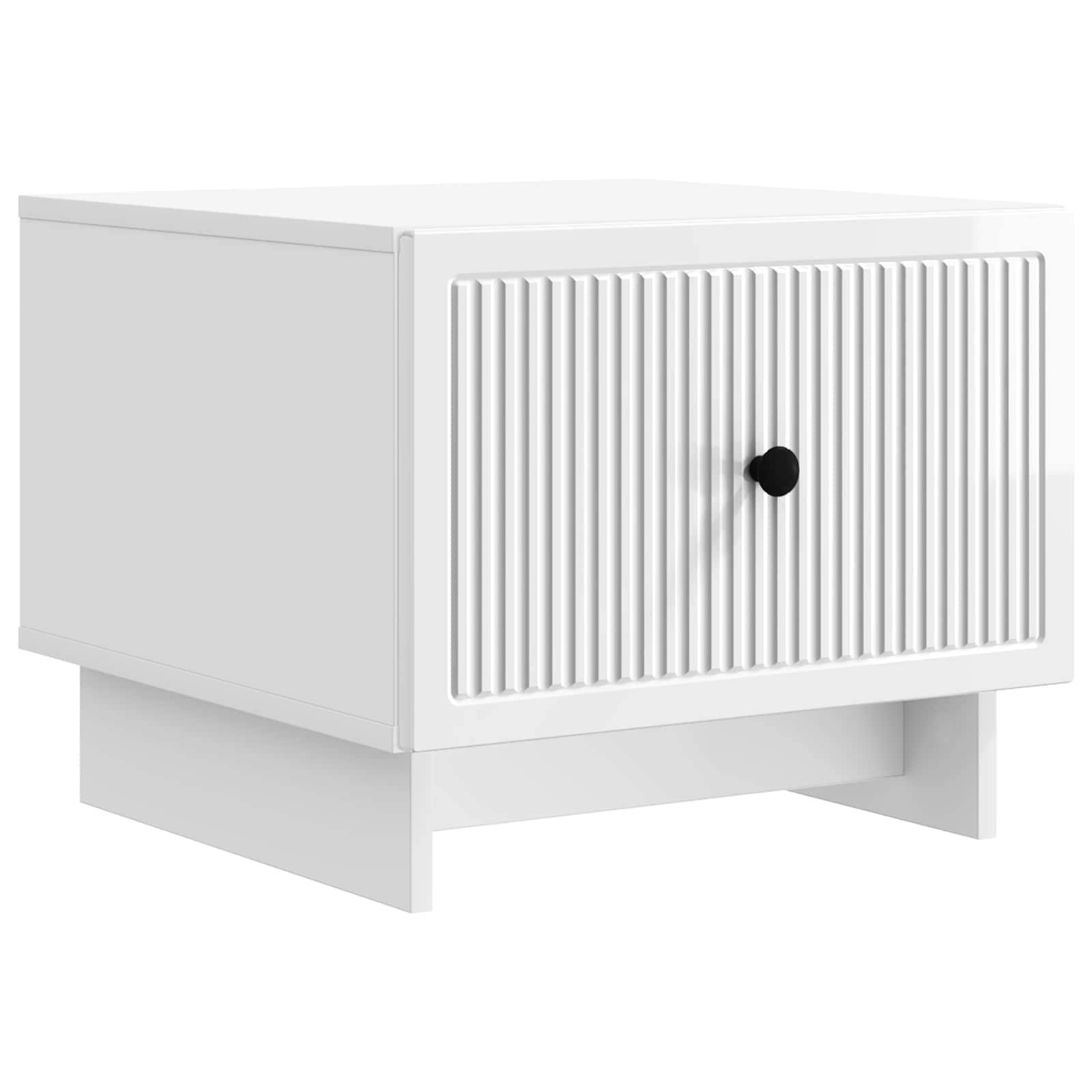 Walplus Coffee Table - High gloss white - 49 x 50 x 40 cm