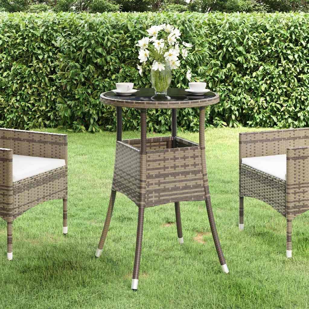 Walplus Garden Table - Grey - 60 x 75 cm