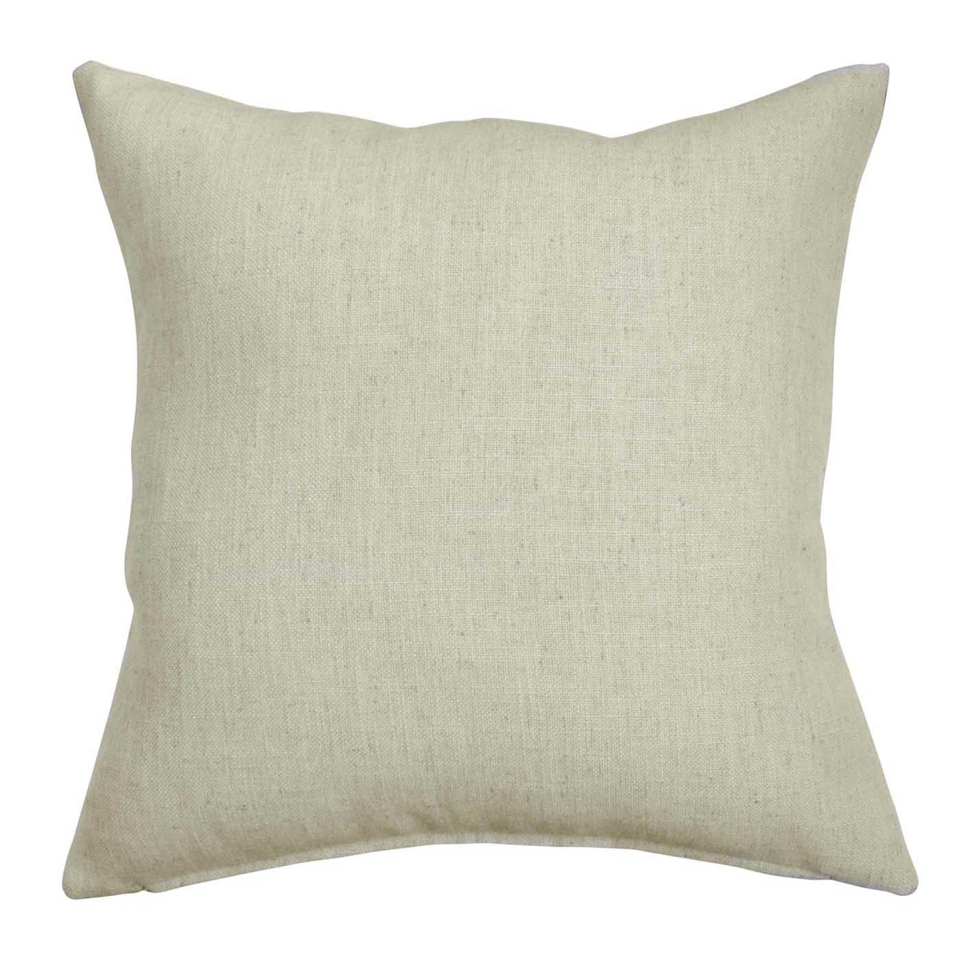 Homescapes Natural Linen Medium Square Cushion Cover - 45 x 45 cm