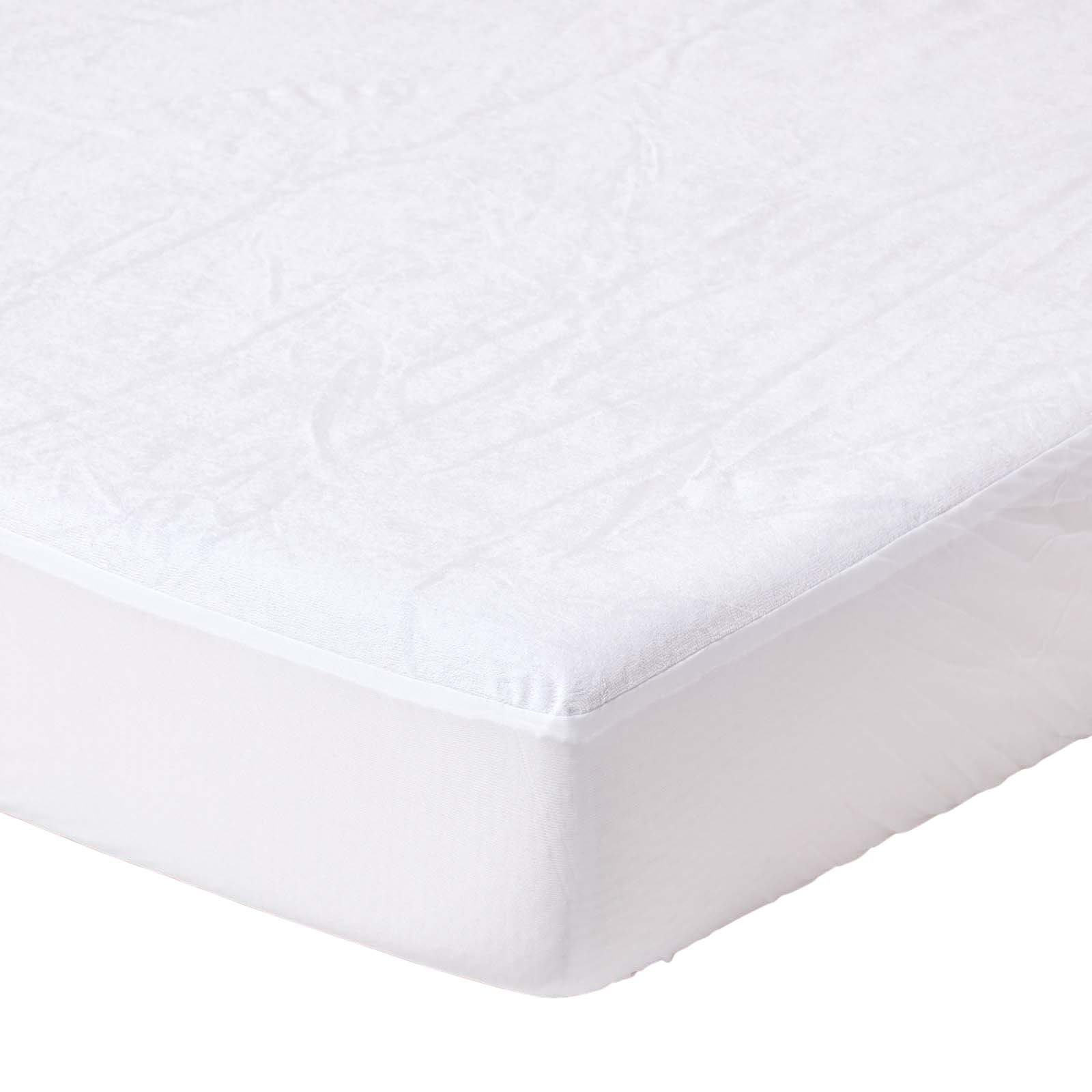 Homescapes Waterproof Terry Toweling Mattress Protector - Super King