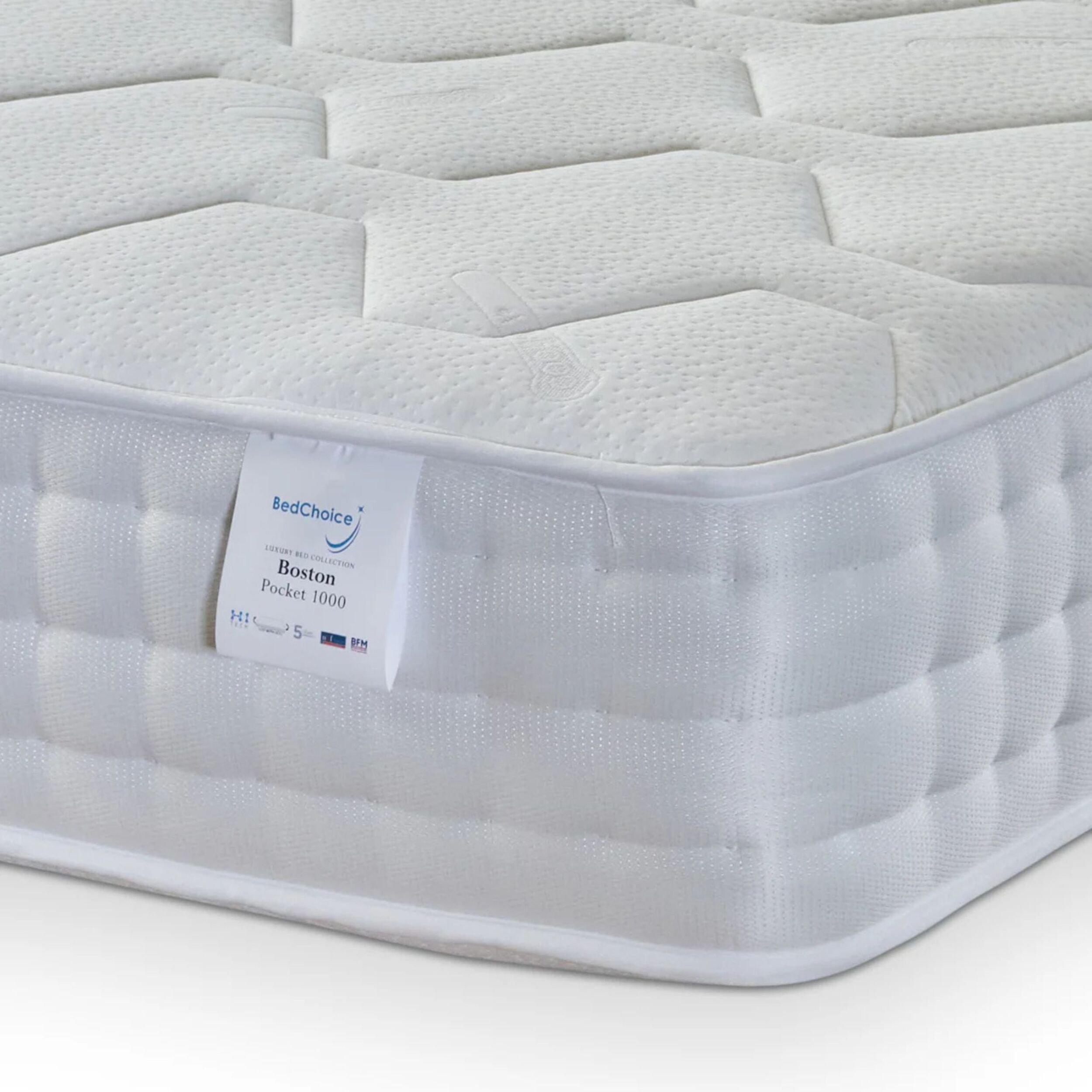 Bed Choices Boston 1000 Micro-Quilted Mattress - Single