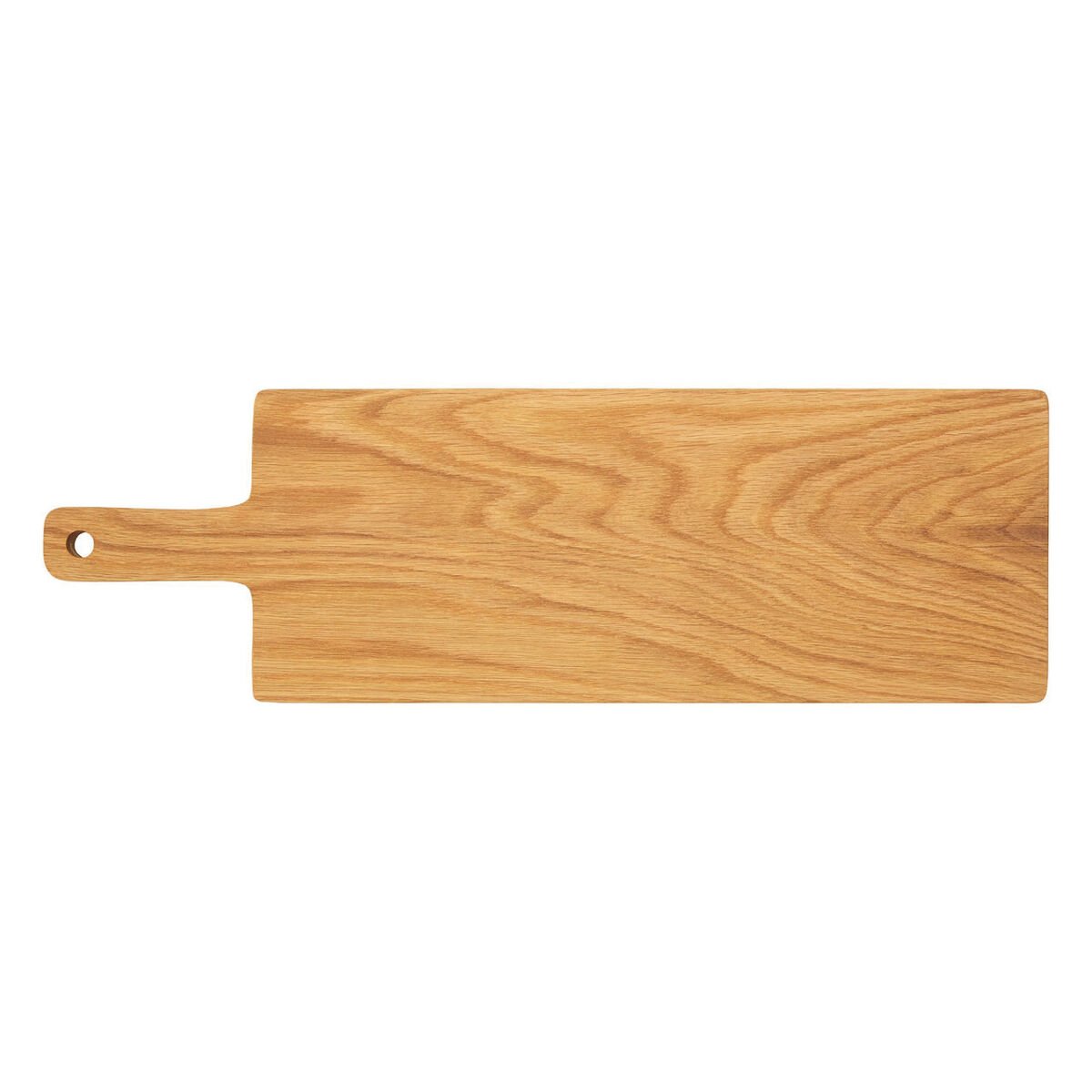 Orsina Lyna Rectangular Small Oak Wood Paddle Chopping and Serving Board