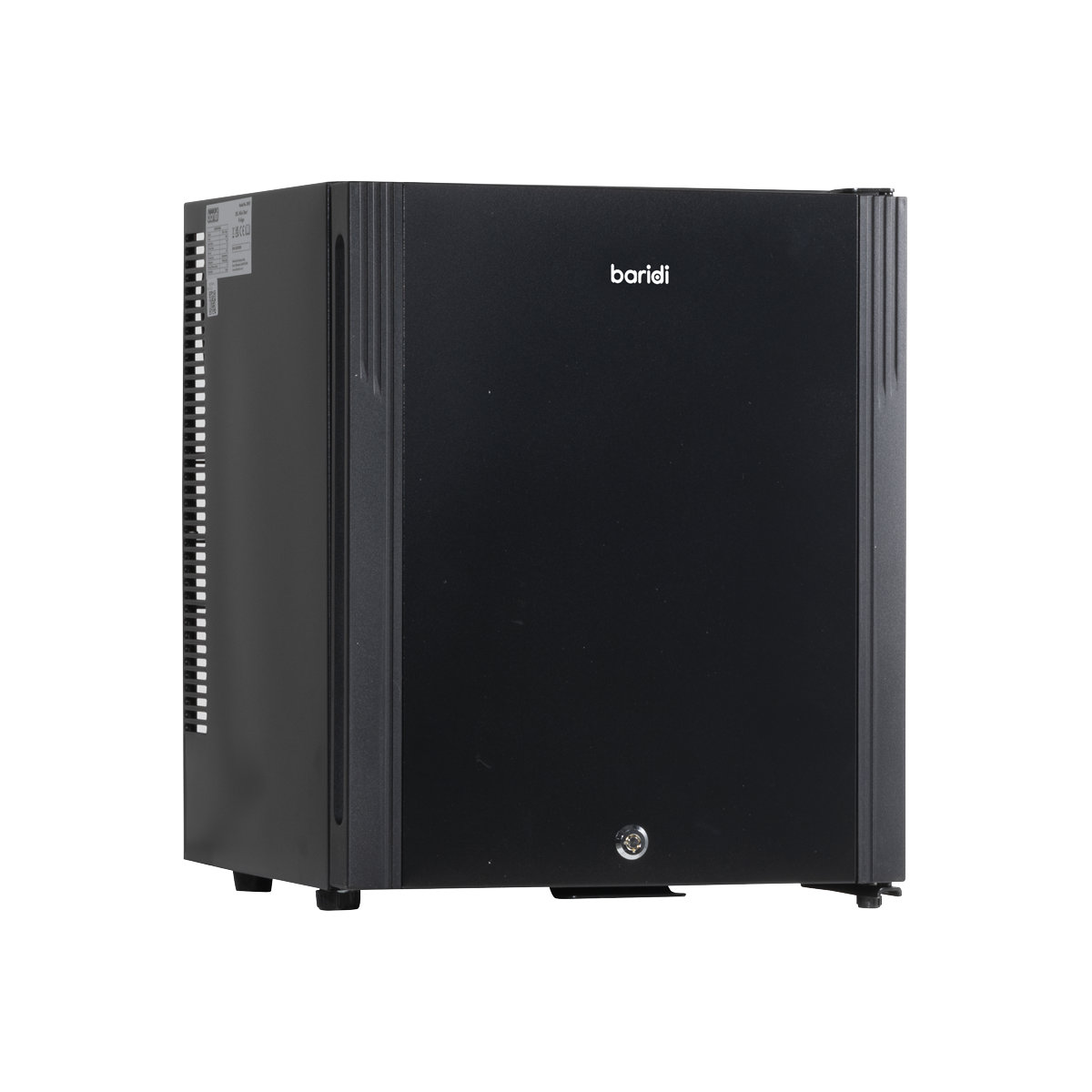 Baridi 25L Thermoelectric Lockable Mini Drinks Fridge - Black