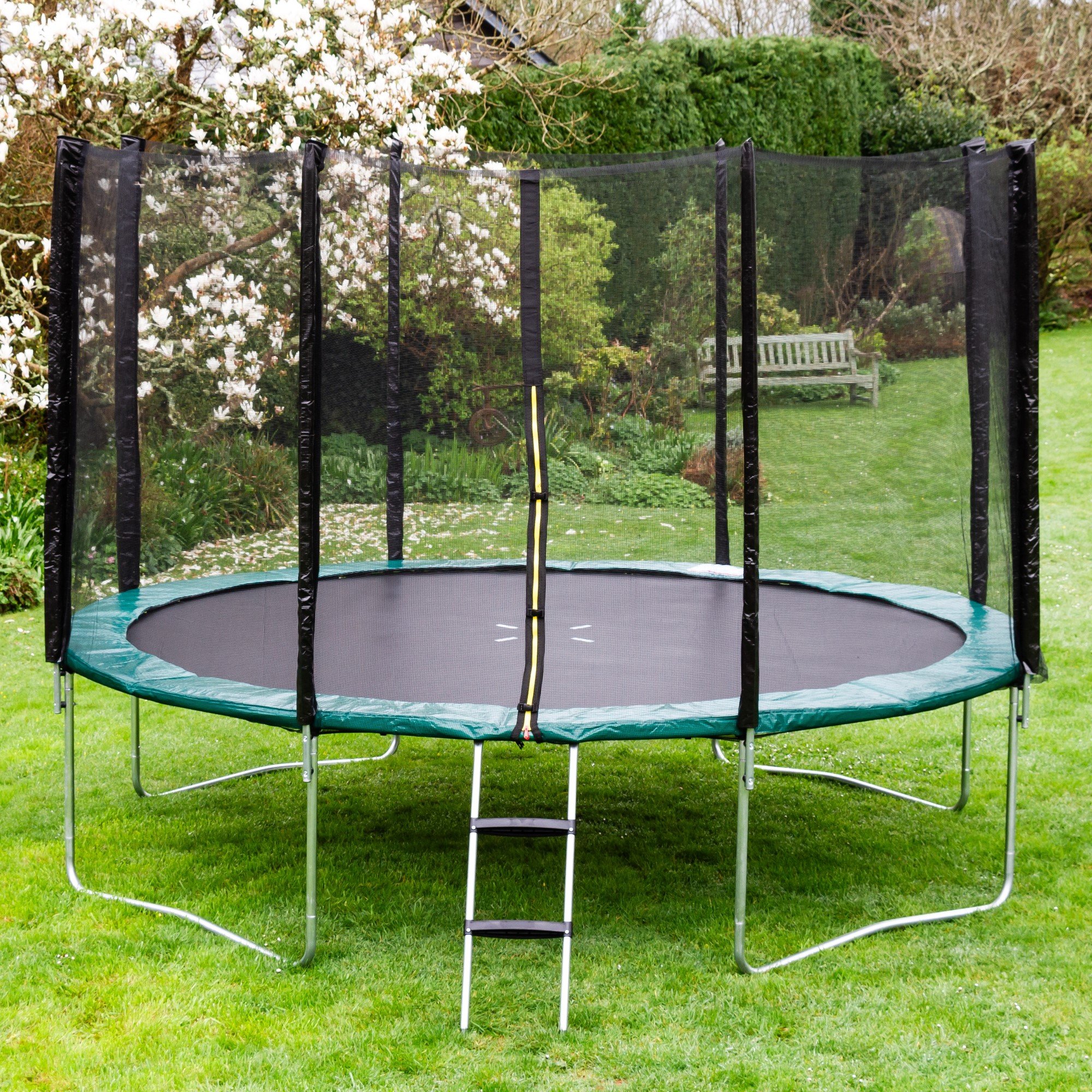 Artemis Home Kanga Hi-Power 12ft Trampoline Package - Green