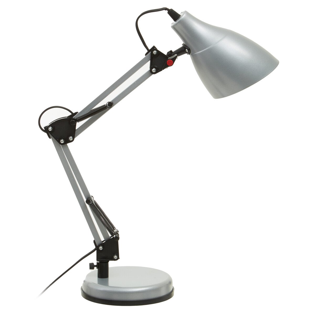 Orsina Finley Metal Desk Lamp – Silver