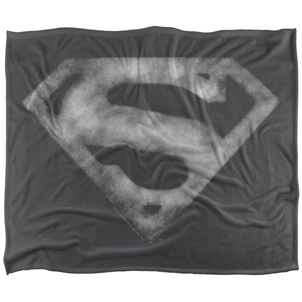 Superman Shield Logo Soft Touch Blanket - 152cm x 127cm