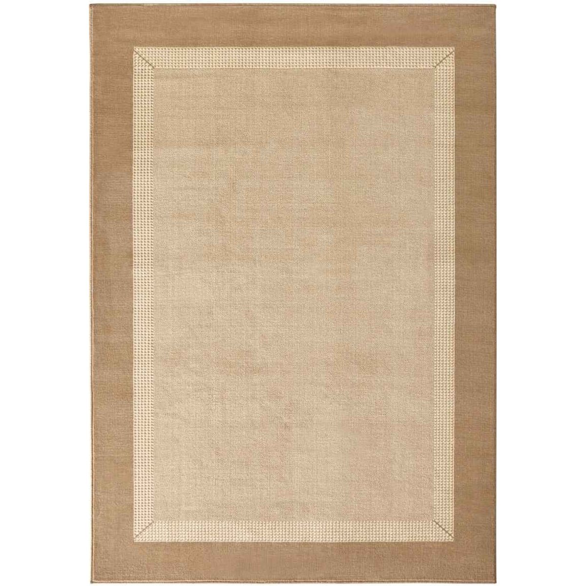 Hanse Home Beige Designer Velours Band Rug - 160 x 230cm