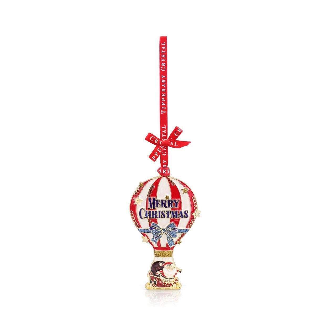 Tipperary Metal Sparkle Hot Air Balloon Hanging Decoration
