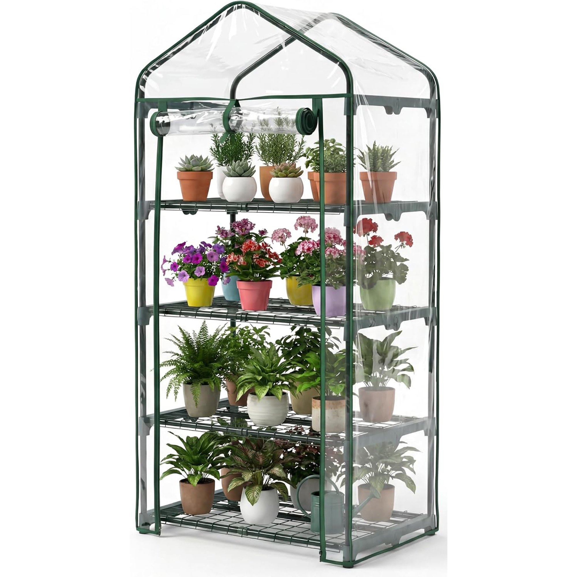 Greenera 4 Tier Mini Greenhouse Portable Garden Grow House