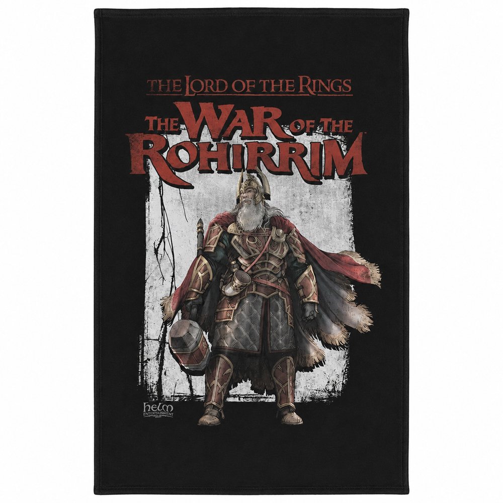 The Lord of the Rings: The Rohirrim Band Helm Hammerhand Blanket - 386cm x 323cm