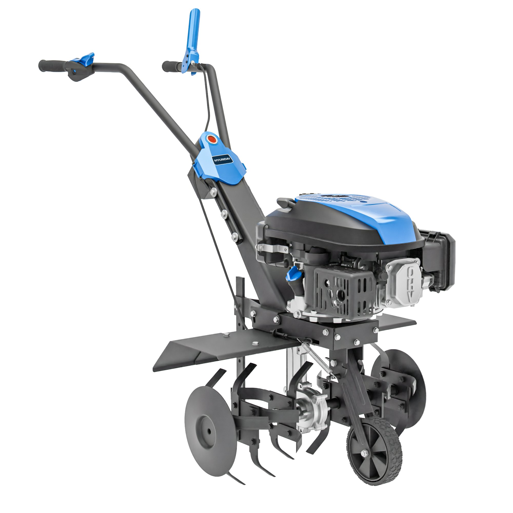 Hyundai 173cc Cordless Petrol Tiller with Electric Start - 60cm