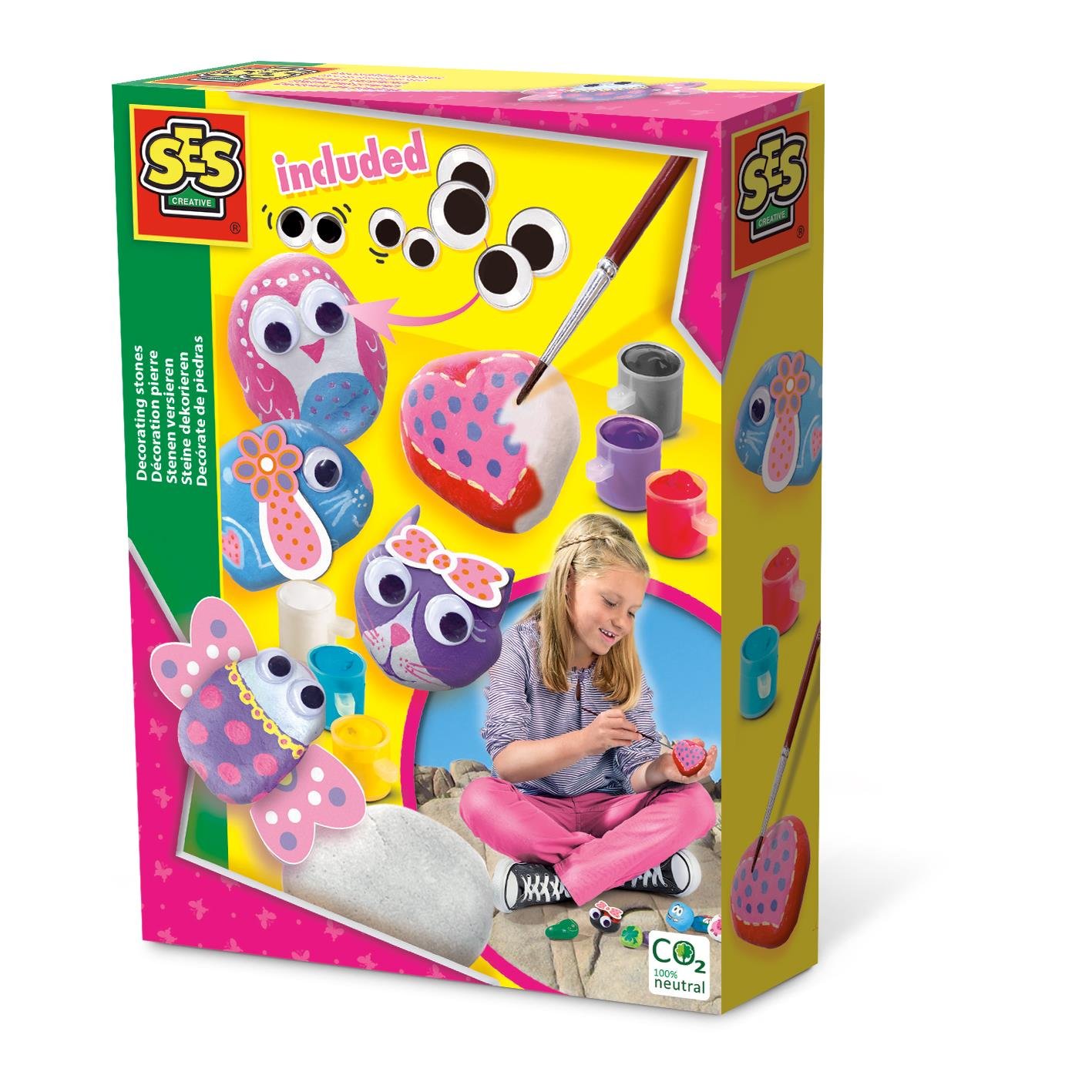 SES Creative Decorating Stones Art Craft Activity Set