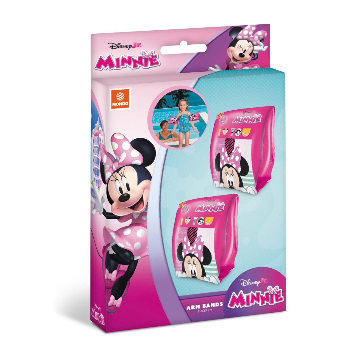 Mondo Disney Minnie Mouse Inflatable Arm Bands - Pink