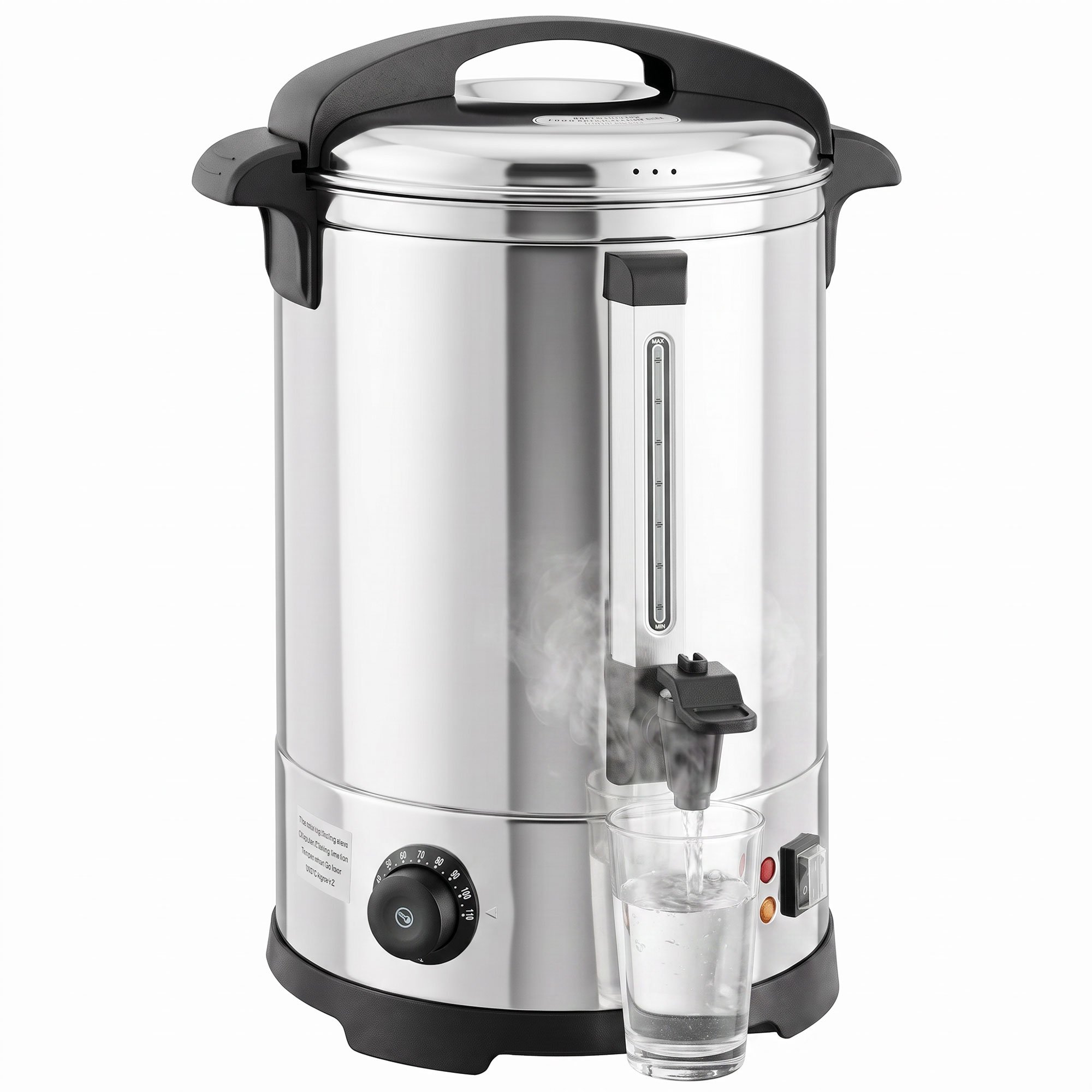 HOMCOM 6.5L Hot Water Boiler Dispenser with Thermostat and Keep Warm Function