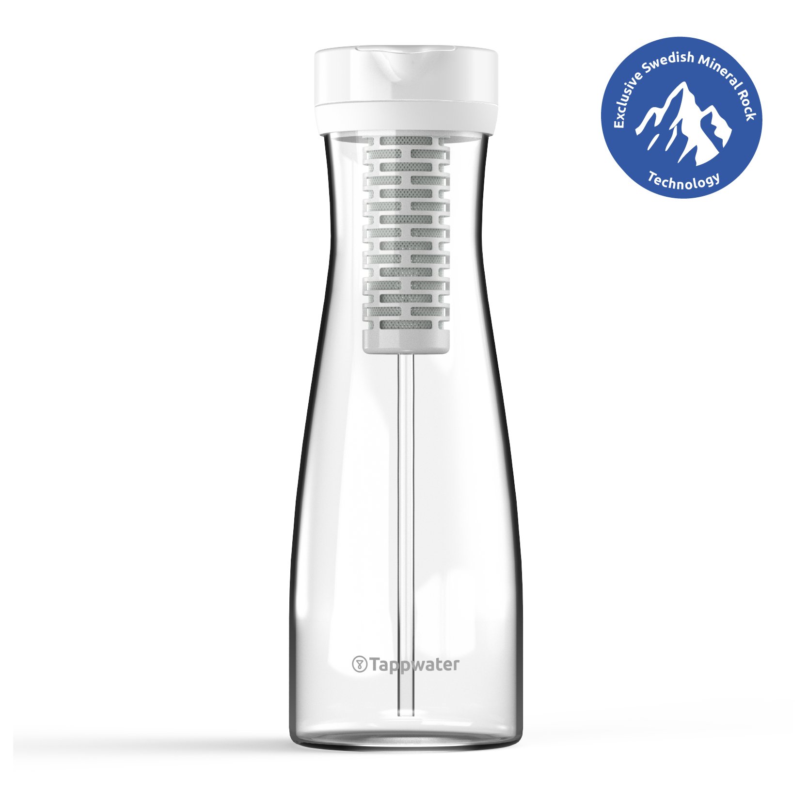 Tappwater PitcherPro SMR Glass Starter Pack - White