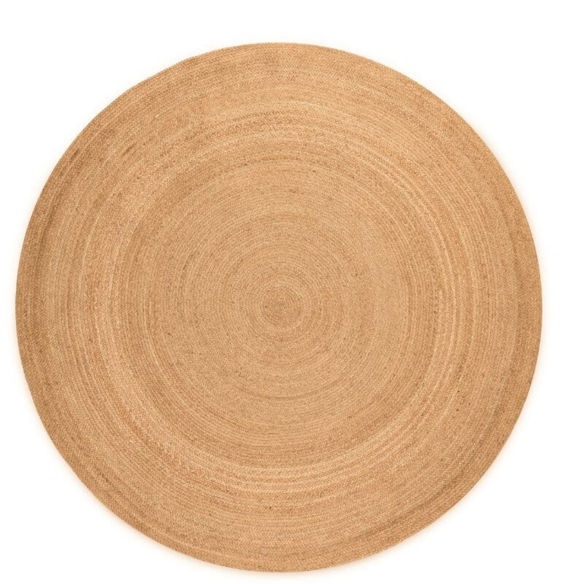 Hanse Home Gold Rangpur Natural Flatweave Braided Round Rug - 100cm