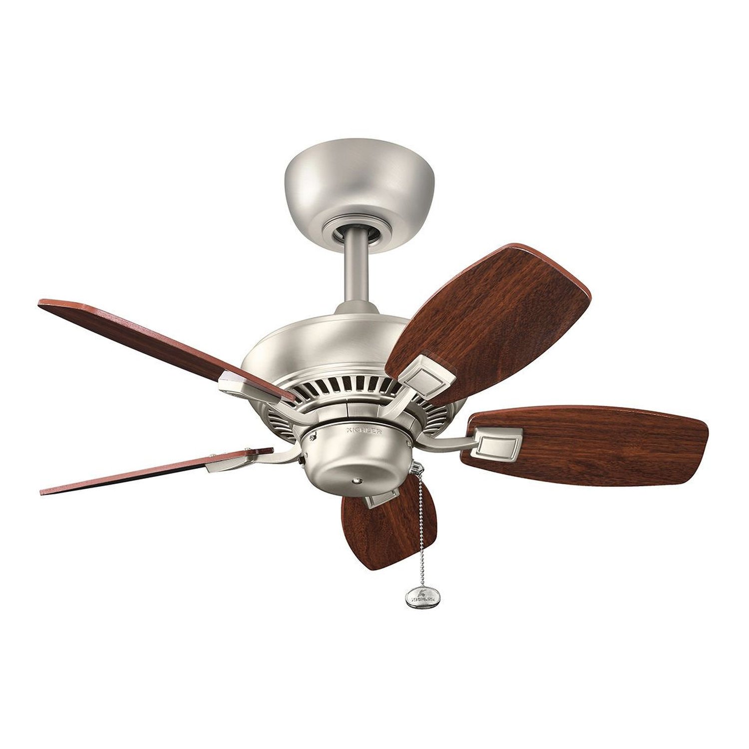 Elstead Canfield Ceiling Fan - Brushed Nickel