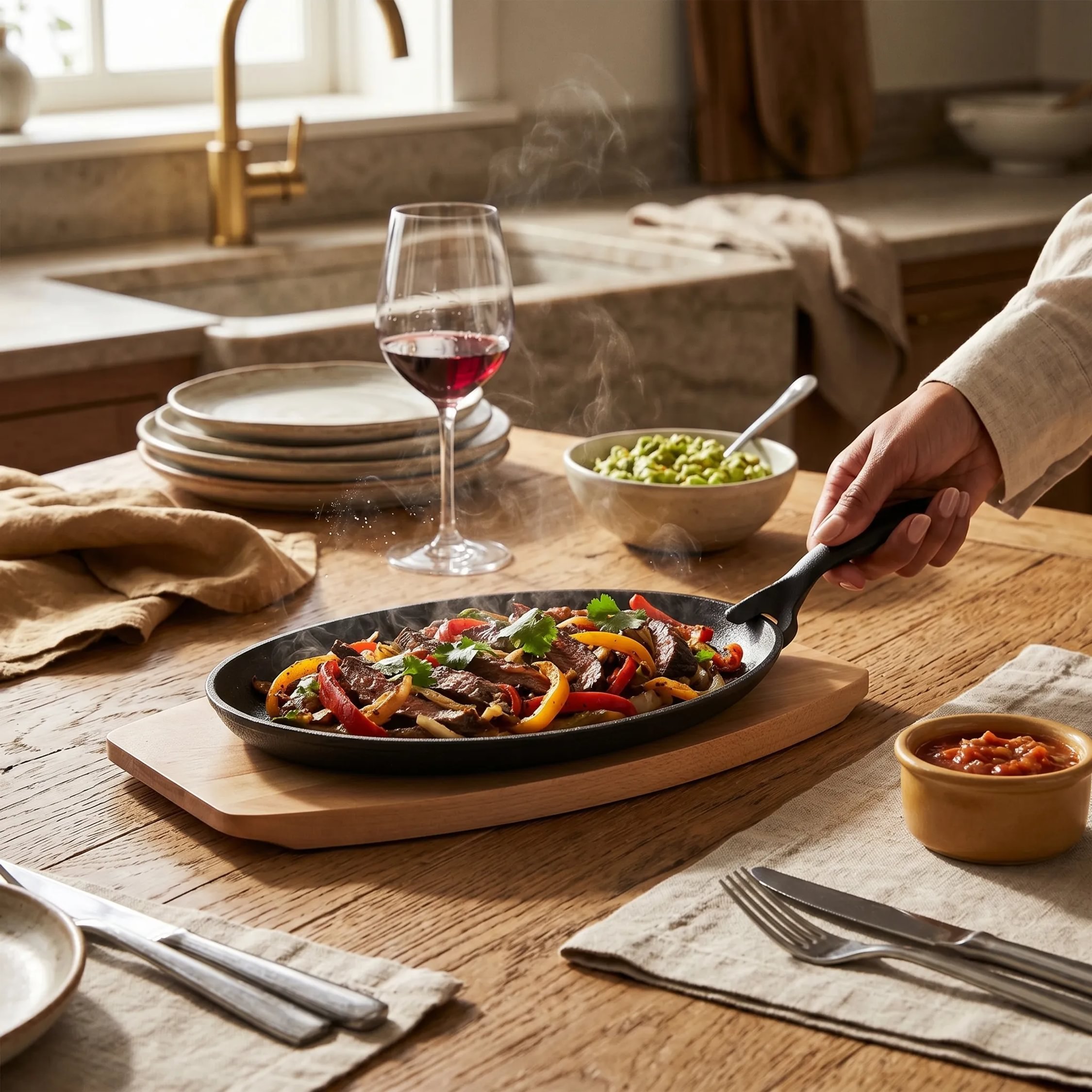 Orsina Small Sizzler Dish - Two Tone