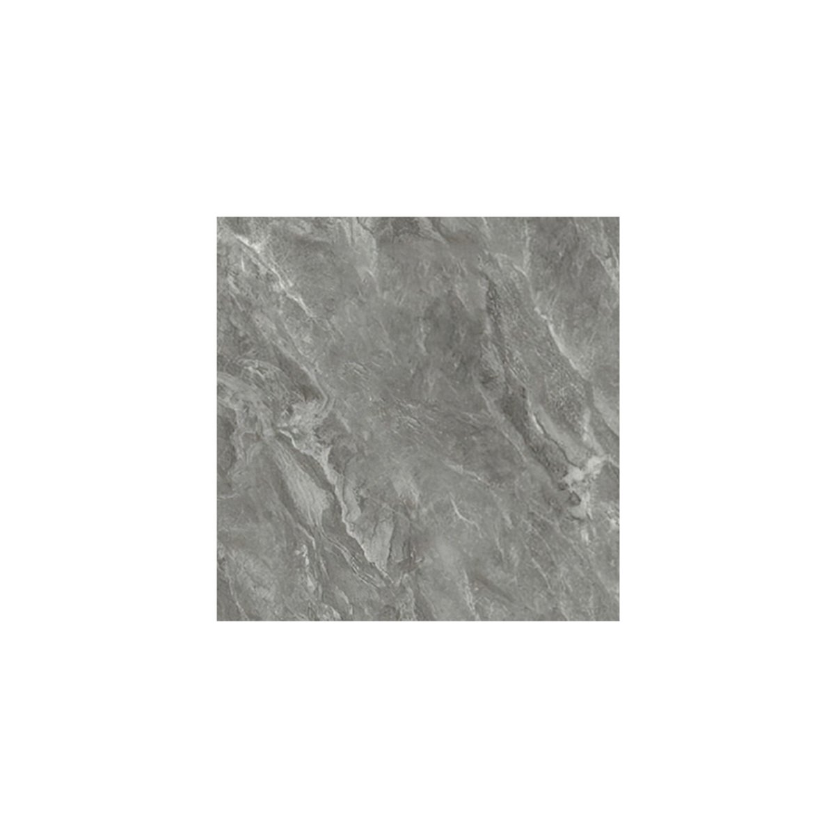 Living and Home 10 Pcs Self-Adhesive Marble Wallpapers - Dark Grey