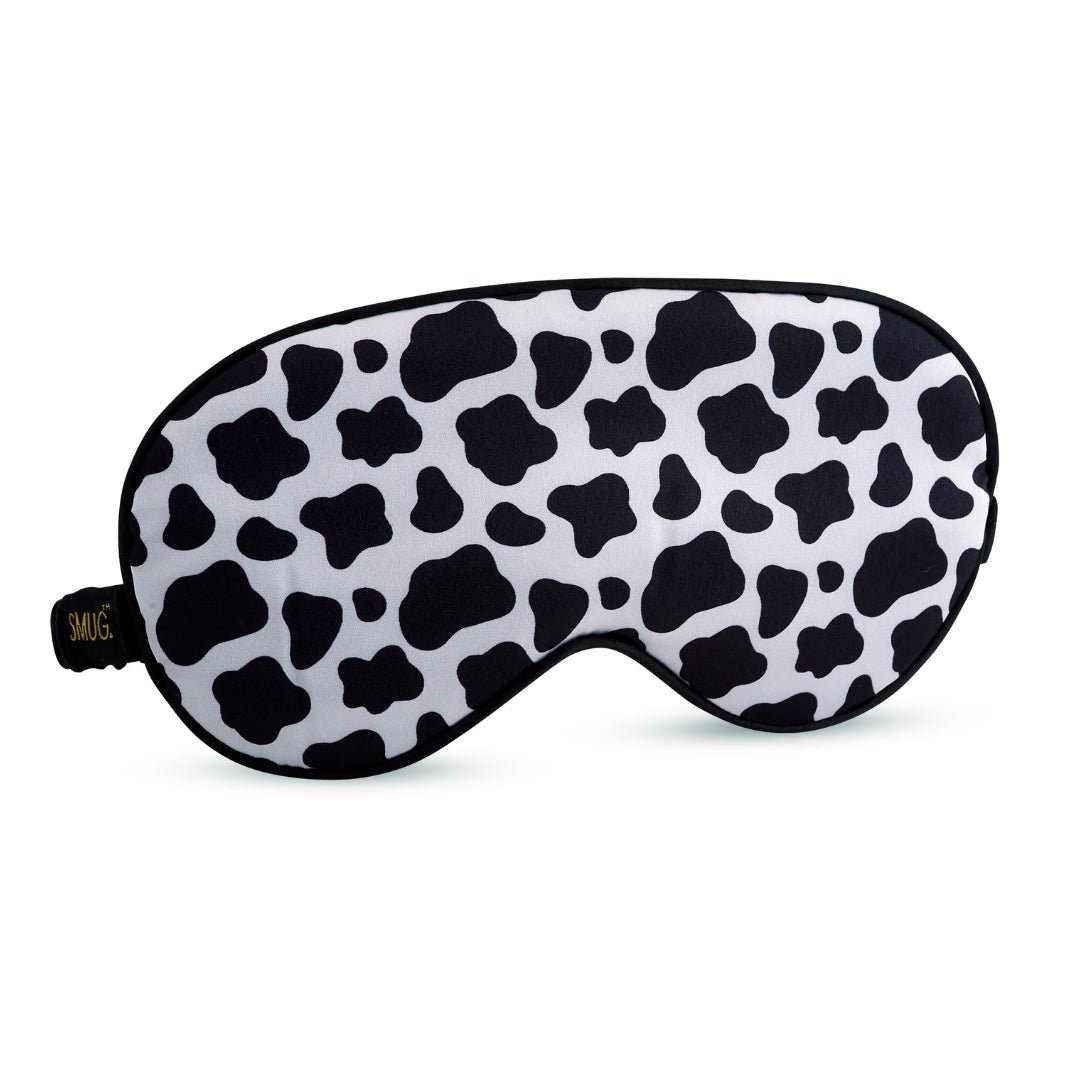 SMUG Satin Sleep Mask - Cow Print