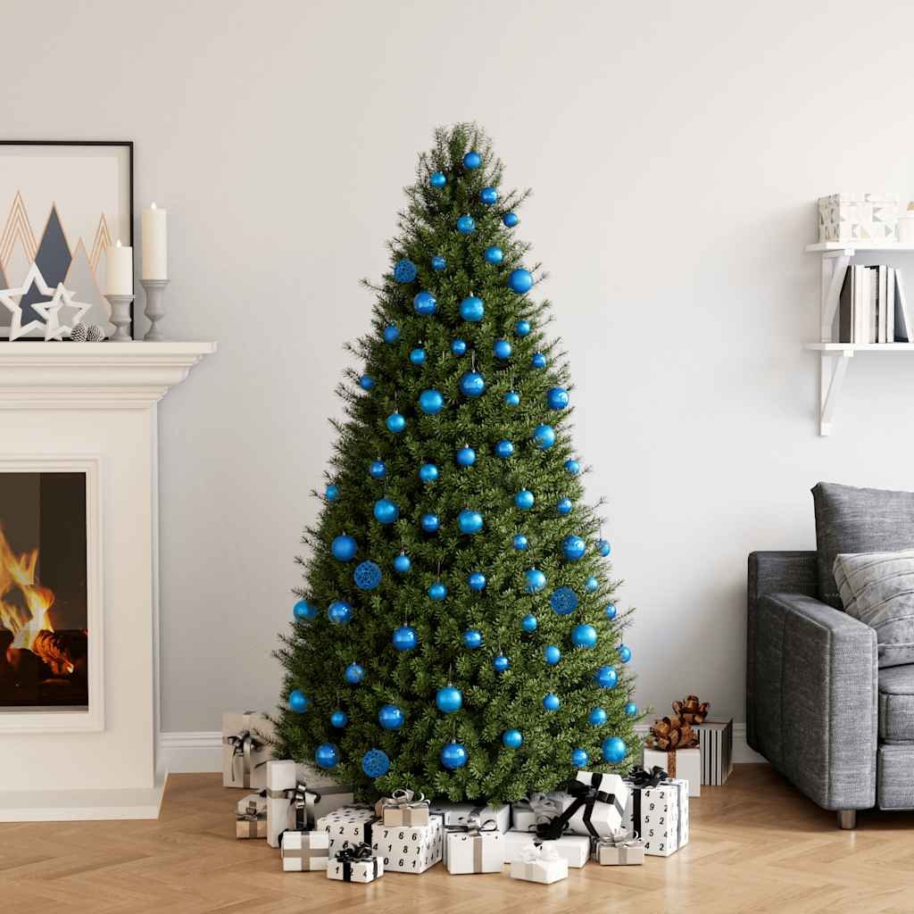 Walplus PVC Christmas Baubles - Blue - 6 x 6 cm