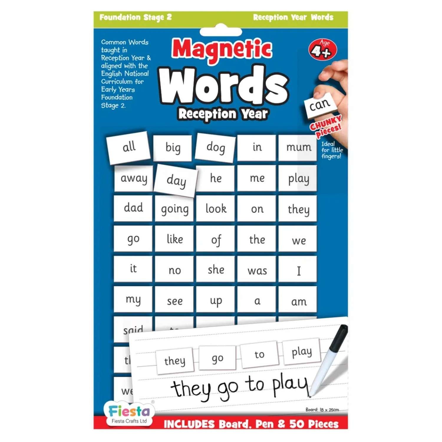 Fiesta Crafts Magnetic First Words - Reception - 3 Years +