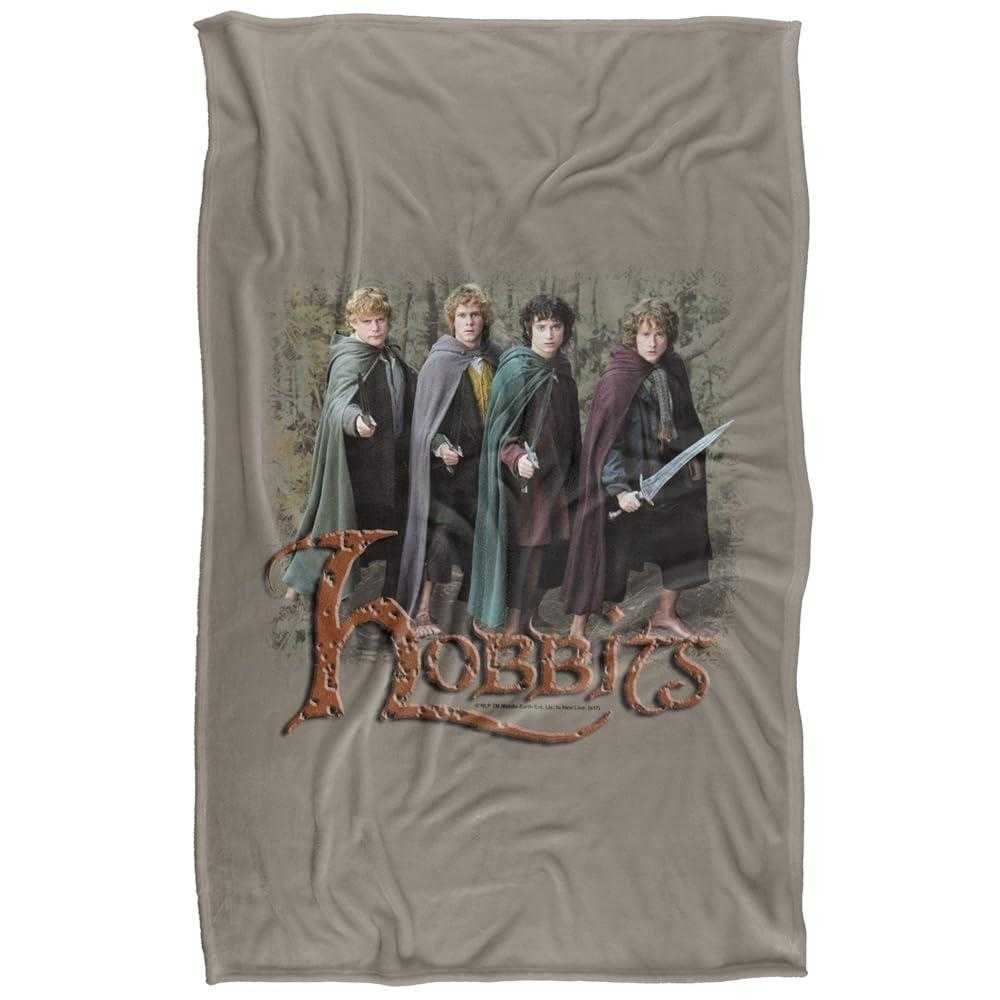 The Lord Of The Rings Hobbits Soft Touch Blanket - 147cm x 91cm