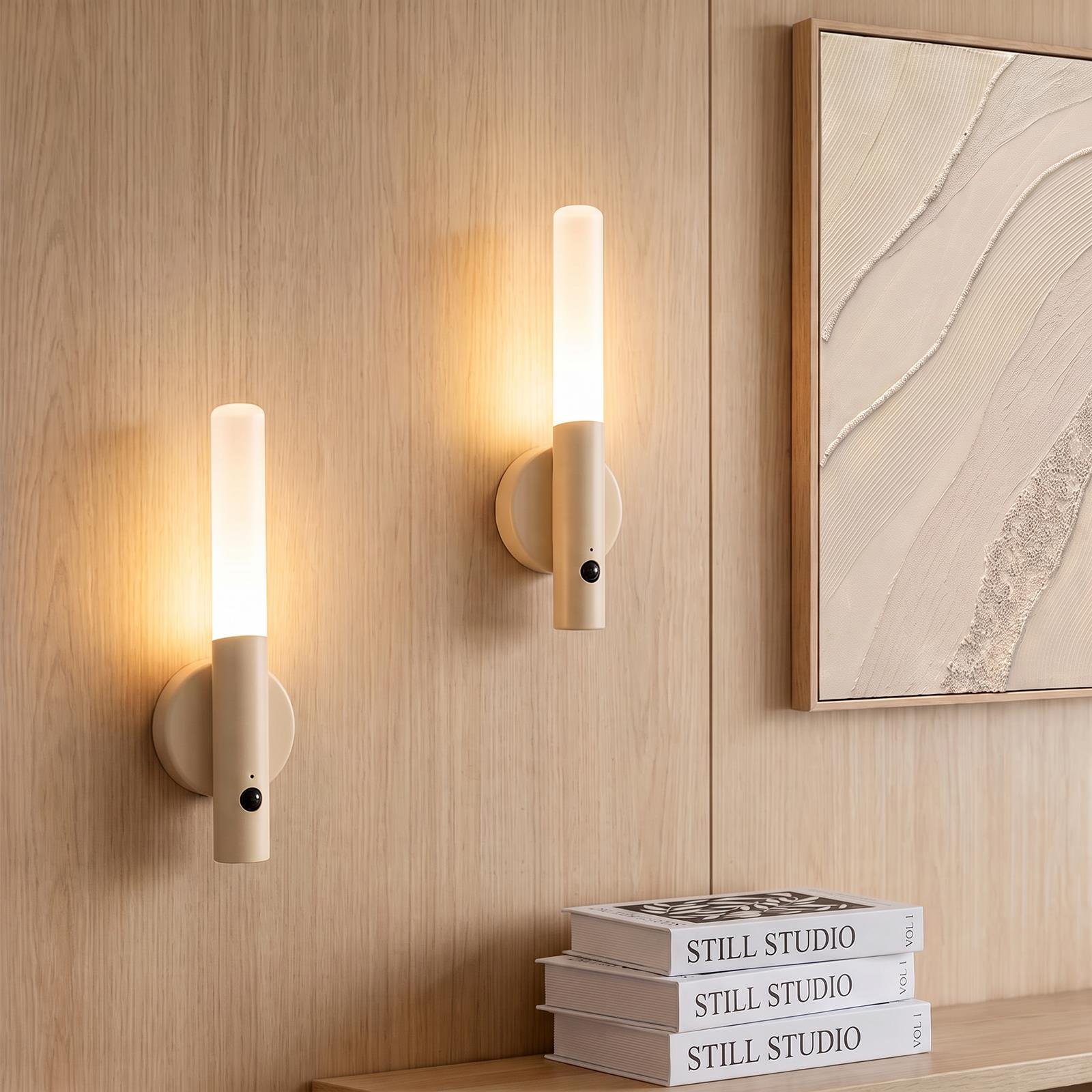 OHS 2 Pack Sensor Wall Lights - Natural