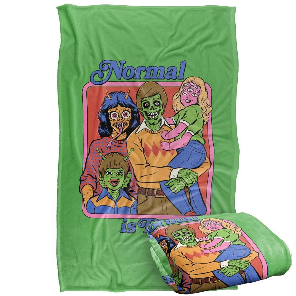 Steven Rhodes Normal Is Boring Soft Touch Blanket - 152cm x 127cm