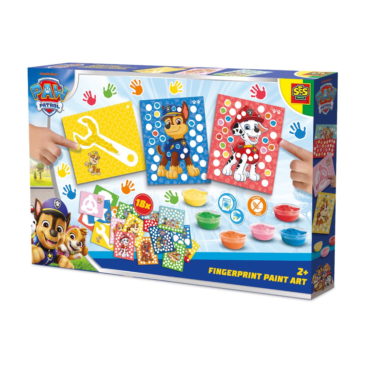 SES Creative Paw Patrol Fingerprint Paint Art Craft Activity Set