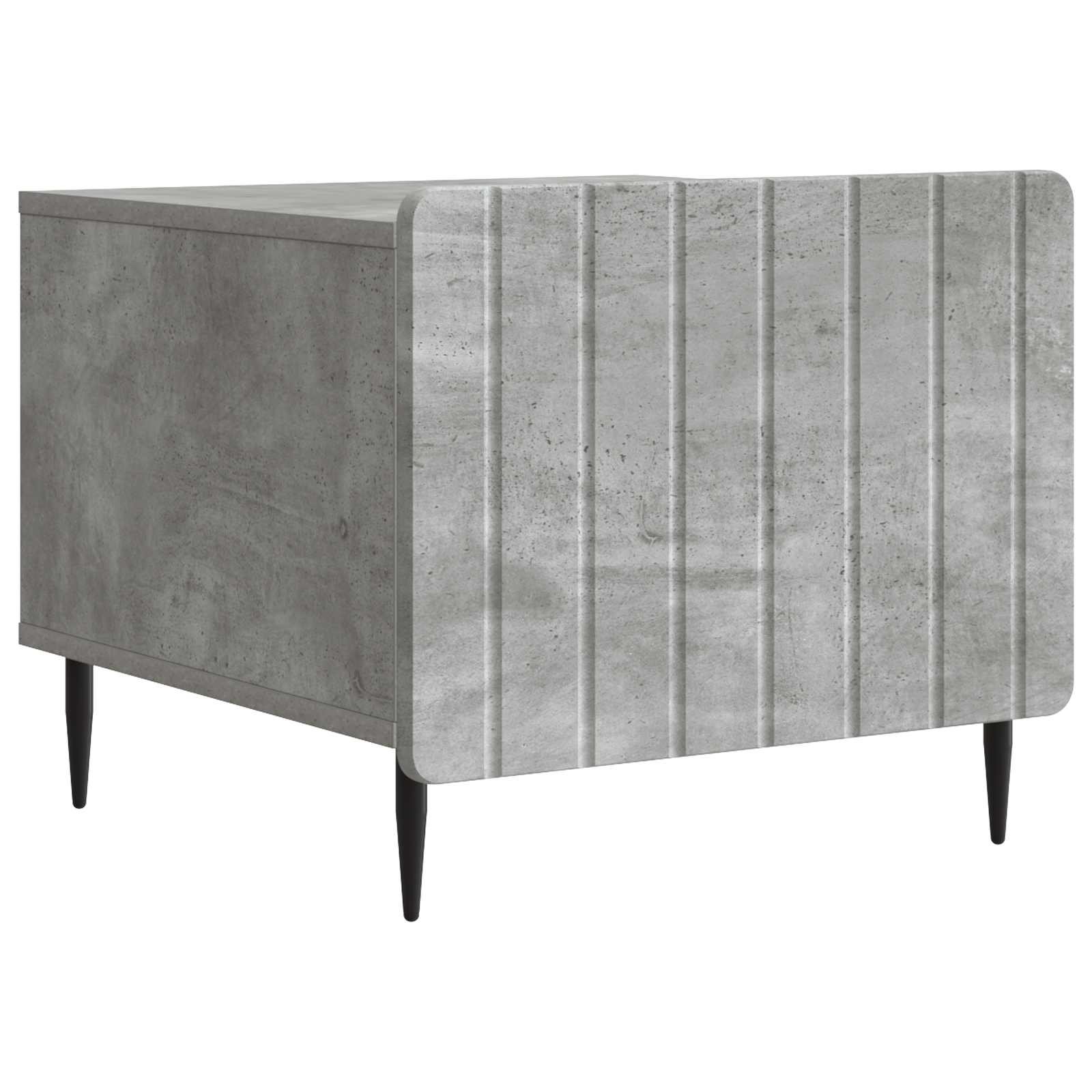 Walplus Engineered Wood Coffee Table - Concrete grey - 49 x 50 x 42 cm