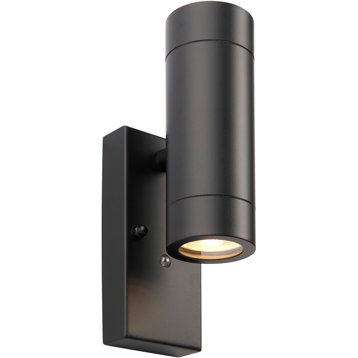 Loops Direct Photocell Up and Down Wall Light - Matt Black