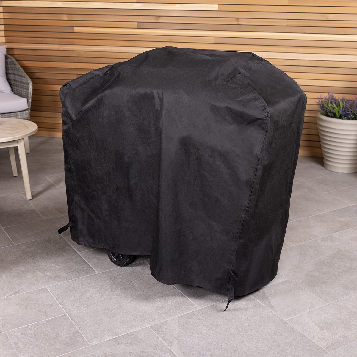 Charles Bentley Universal Gas Charcoal Premium BBQ Cover - Black