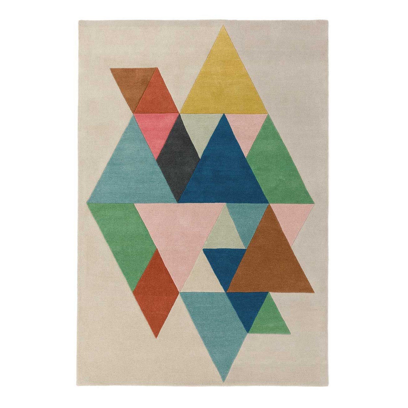 Mega Flooring Multi Handmade Chequered Rug - 160 x 230cm