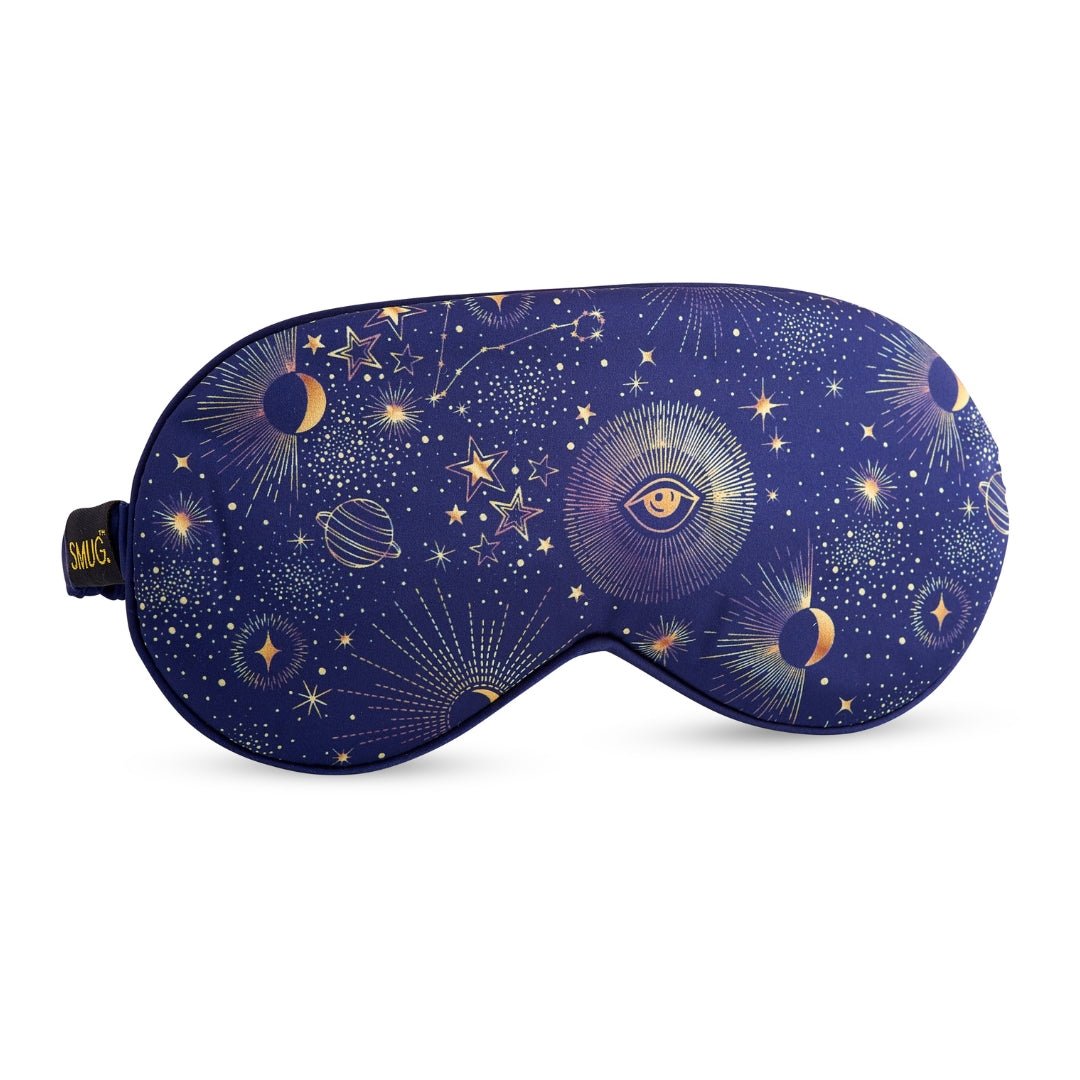 SMUG Satin Sleep Mask - Blue Celestial Print