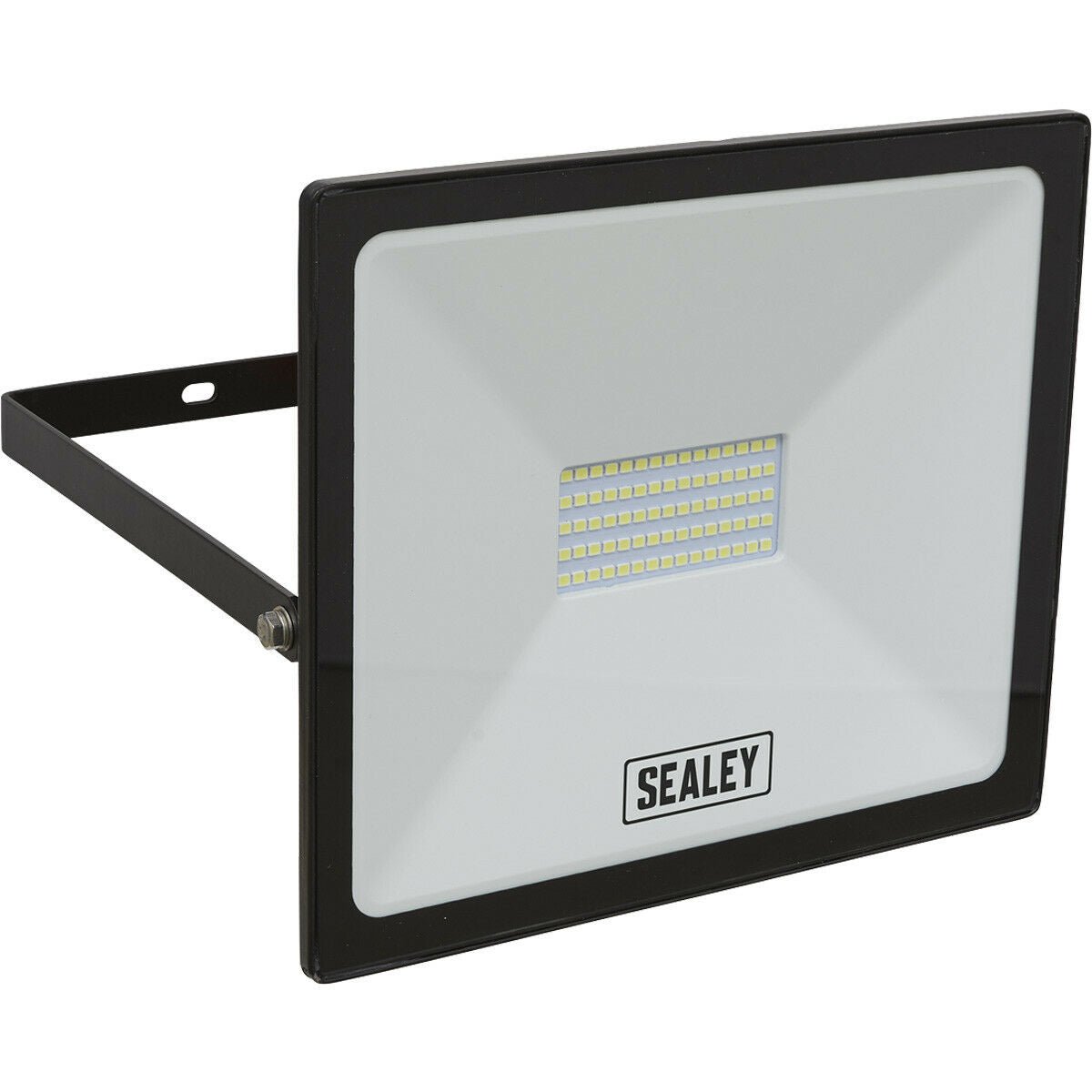Loops Direct 50W SMD LED Floodlight With Wall Bracket - IP65 6000K