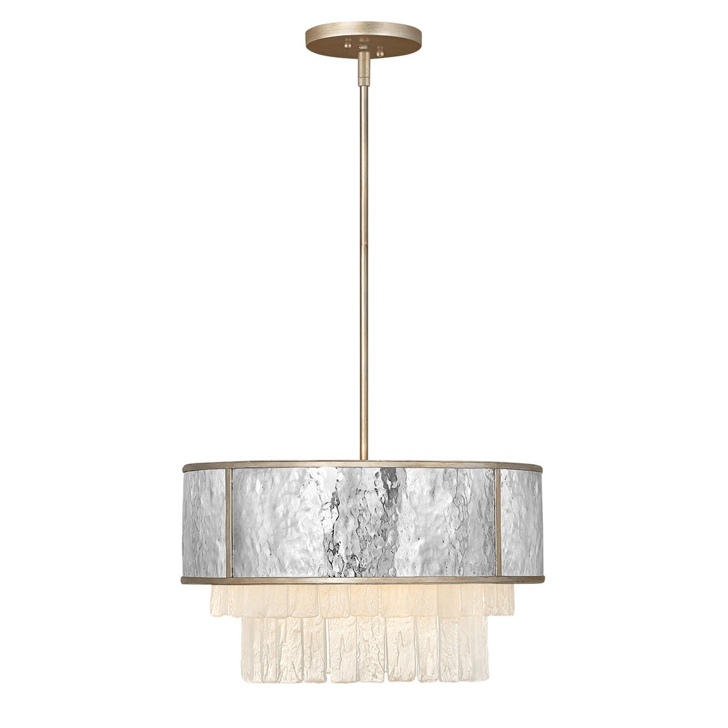 Elstead Hinkley 4 Arm Pendant Light - Champagne gold
