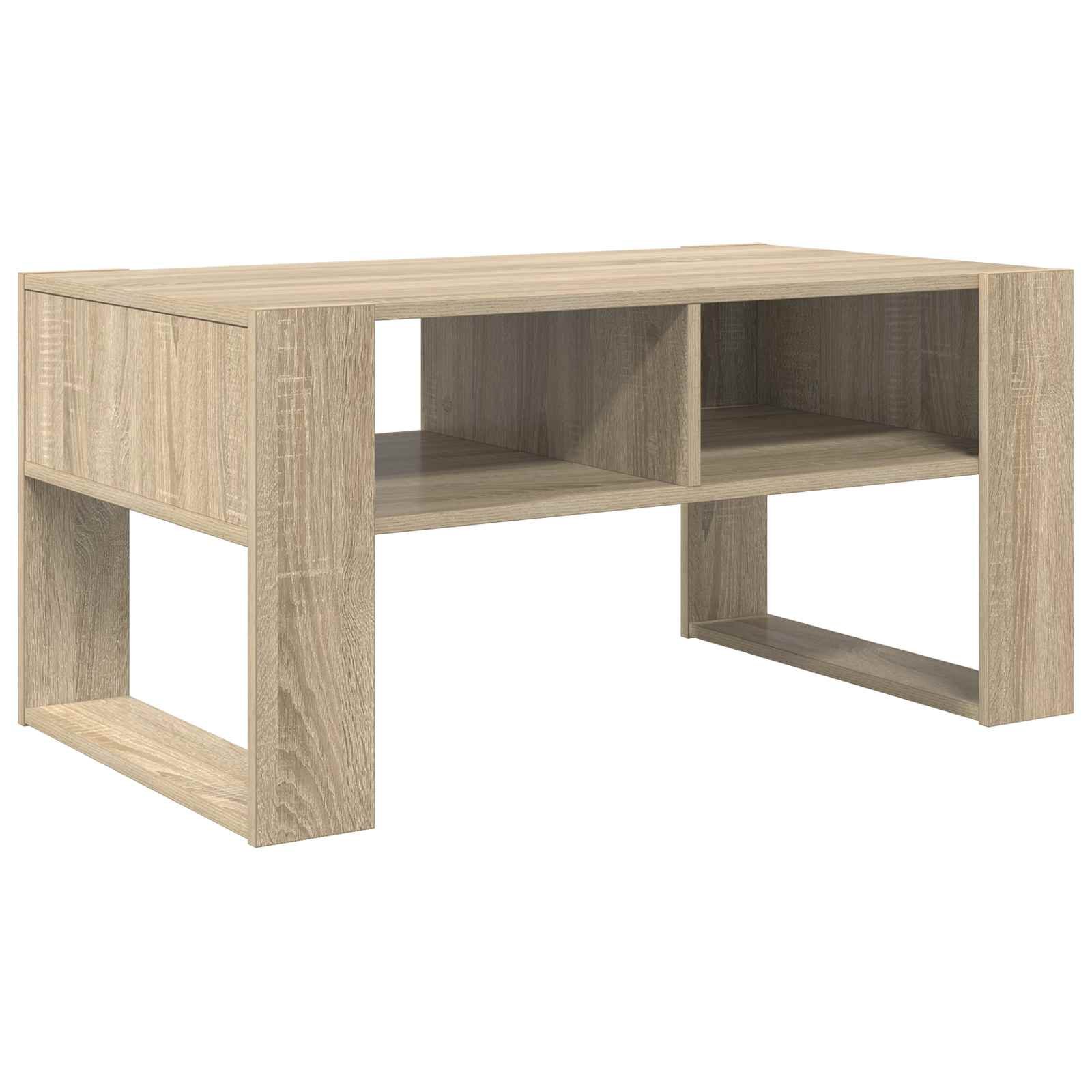Walplus Engineered Wood Coffee Table - Light Oak - 92 x 53 x 45 cm