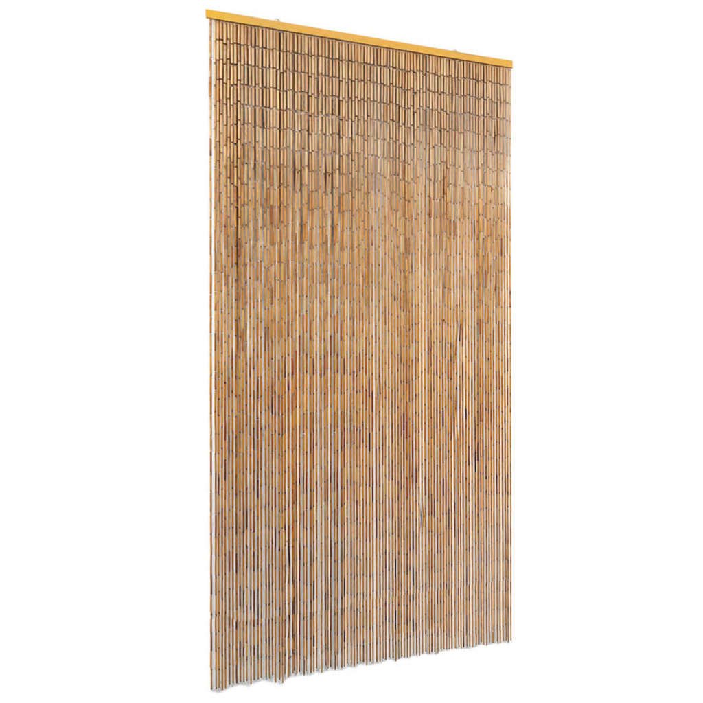 Walplus Bamboo Insect Door Screen - Brown - 100 x 220 cm