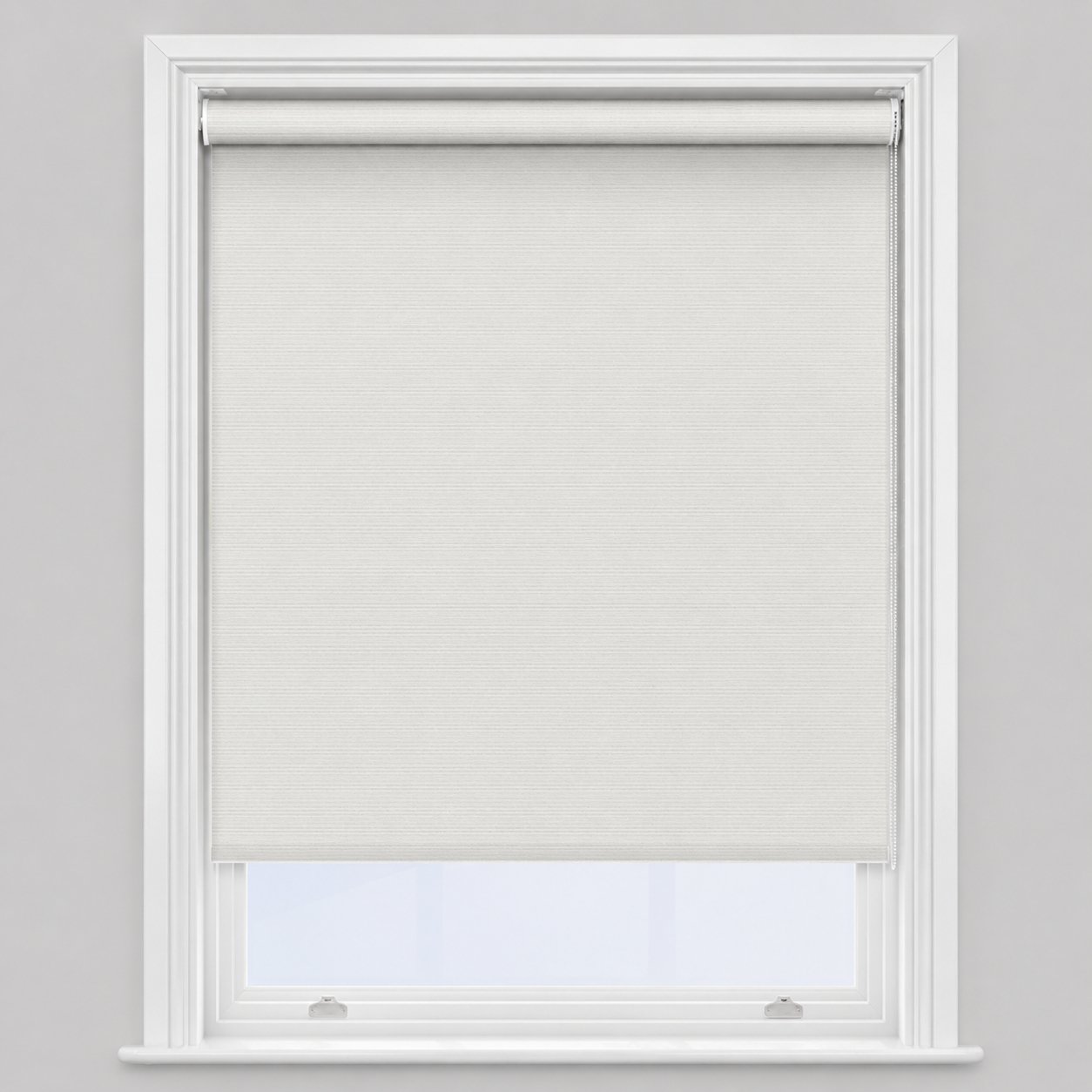New Edge Blinds Grey Water Resistant Blackout Roller Blinds - 150cm x 160cm
